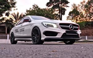 Mercedes-AMG CLA45 4Matic Urban Hunting by Autofuture Design on Vorsteiner Wheels (V-FF 107)